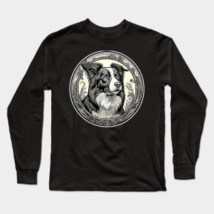 Border Collie dog Long Sleeve T-Shirt